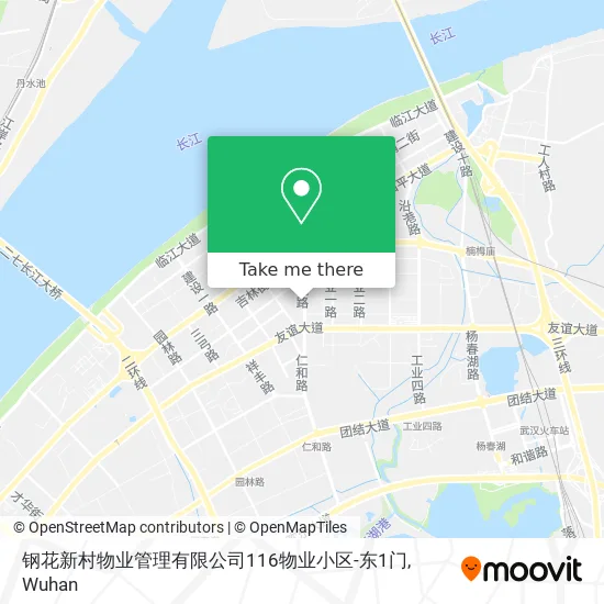 钢花新村物业管理有限公司116物业小区-东1门 map