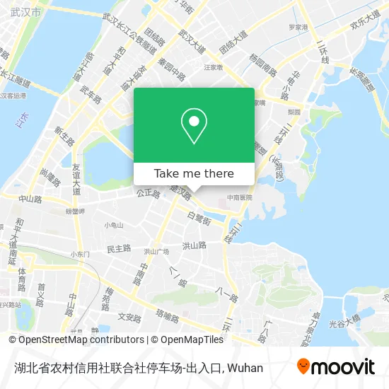 湖北省农村信用社联合社停车场-出入口 map