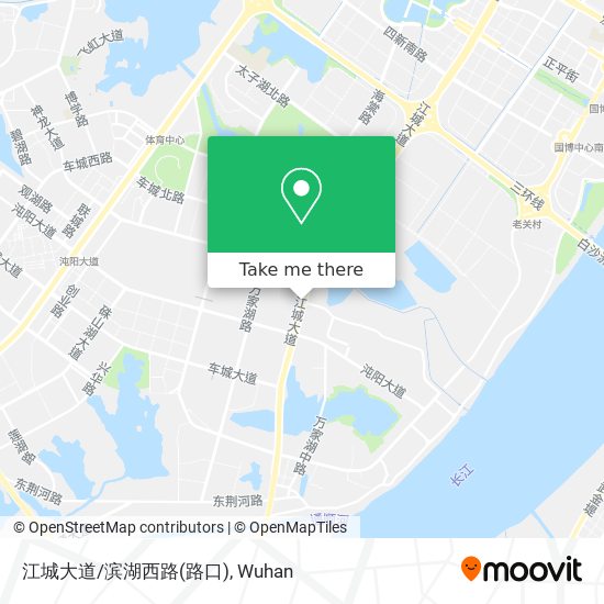 江城大道/滨湖西路(路口) map