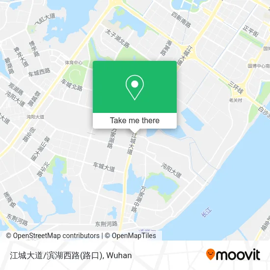 江城大道/滨湖西路(路口) map