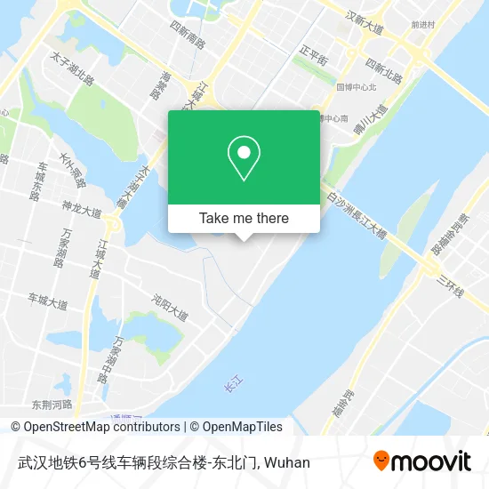 武汉地铁6号线车辆段综合楼-东北门 map