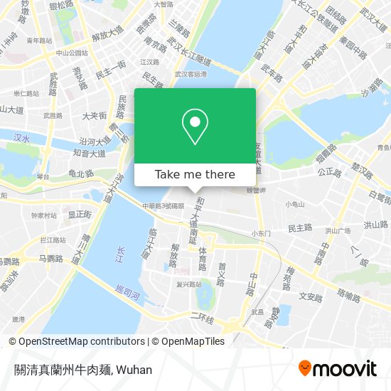 關清真蘭州牛肉麺 map