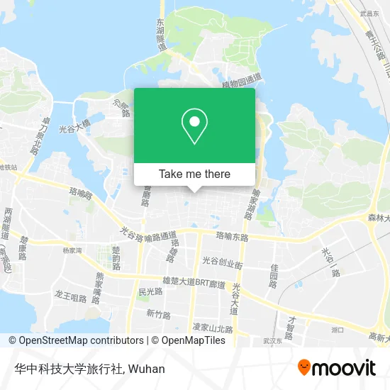 华中科技大学旅行社 map