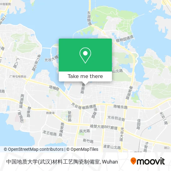 中国地质大学(武汉)材料工艺陶瓷制備室 map