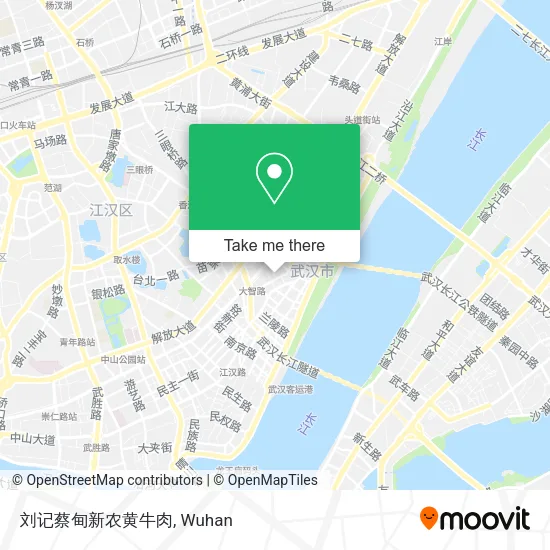 刘记蔡甸新农黄牛肉 map