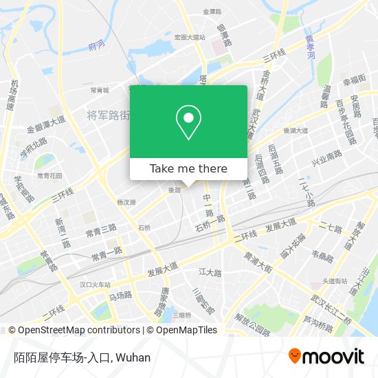 陌陌屋停车场-入口 map