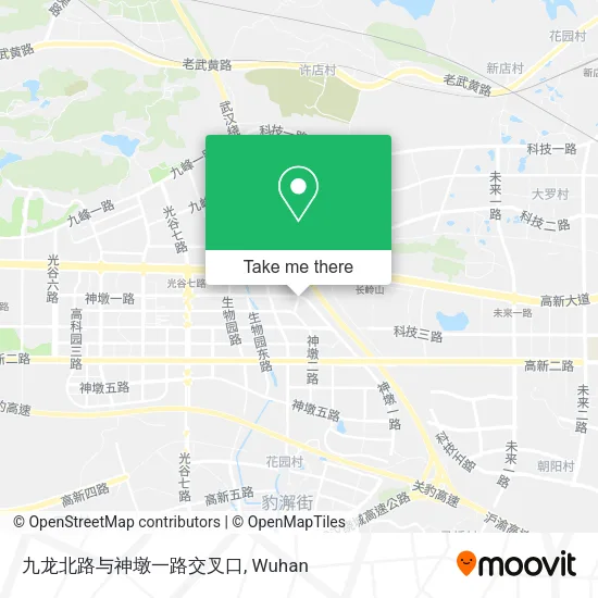 九龙北路与神墩一路交叉口 map