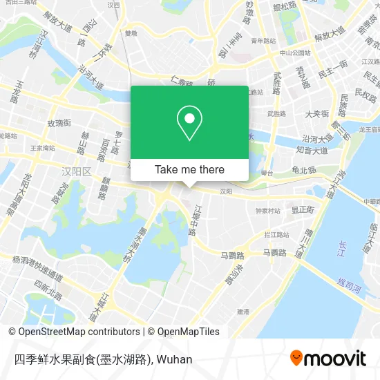 四季鲜水果副食(墨水湖路) map