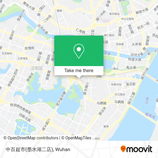 中百超市(墨水湖二店) map