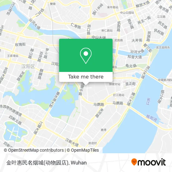 金叶惠民名烟城(动物园店) map