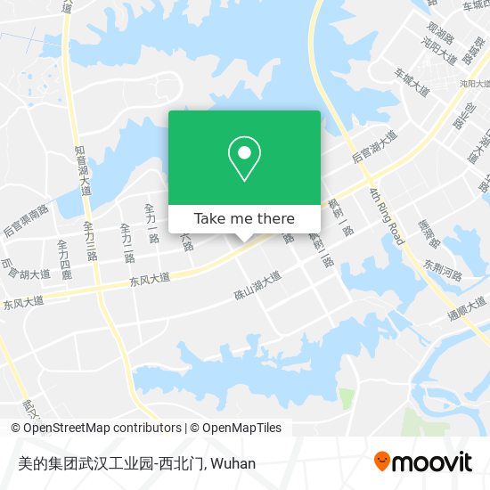 美的集团武汉工业园-西北门 map