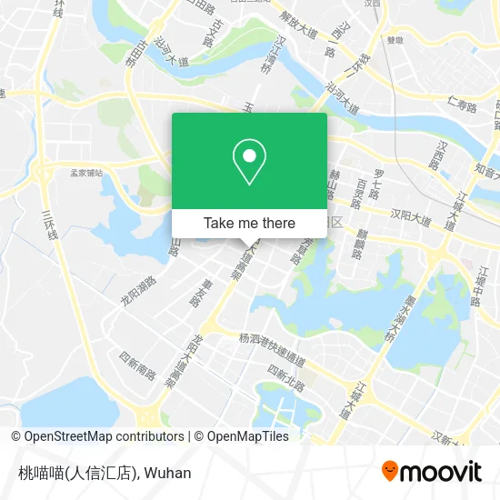 桃喵喵(人信汇店) map