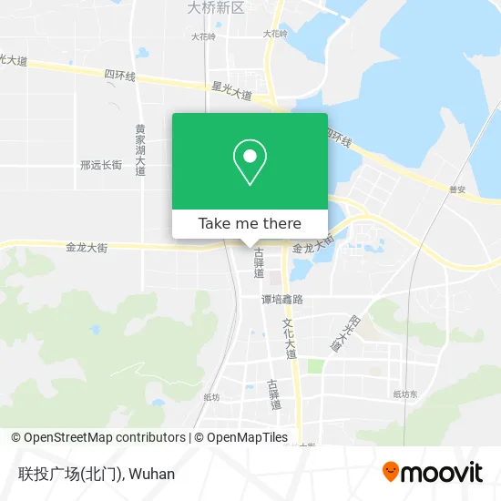 联投广场(北门) map