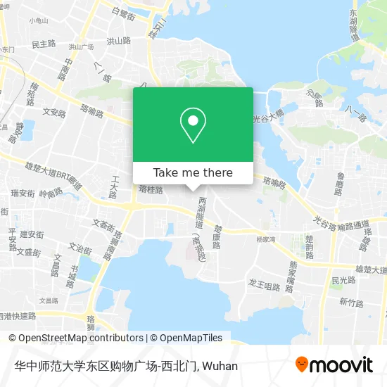 华中师范大学东区购物广场-西北门 map