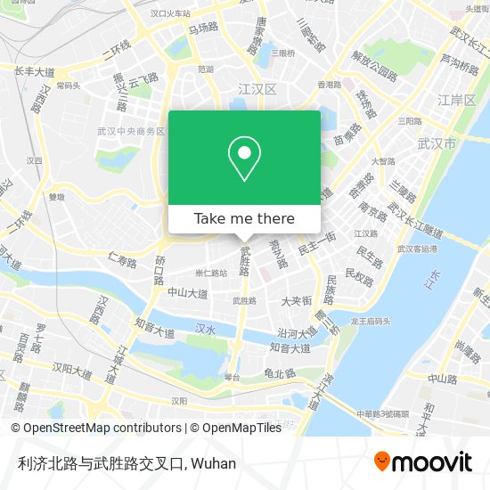 利济北路与武胜路交叉口 map