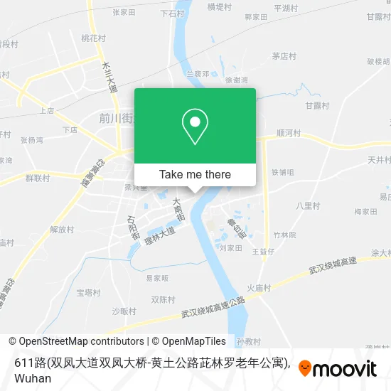 611路(双凤大道双凤大桥-黄土公路茈林罗老年公寓) map