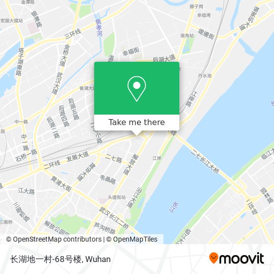 长湖地一村-68号楼 map