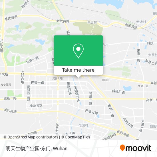 明天生物产业园-东门 map
