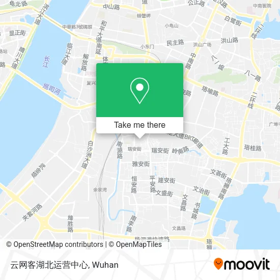 云网客湖北运营中心 map