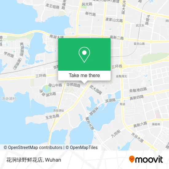 花涧绿野鲜花店 map