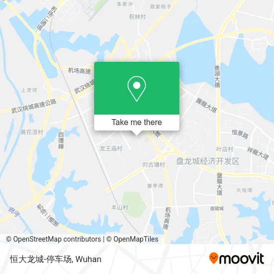 恒大龙城-停车场 map