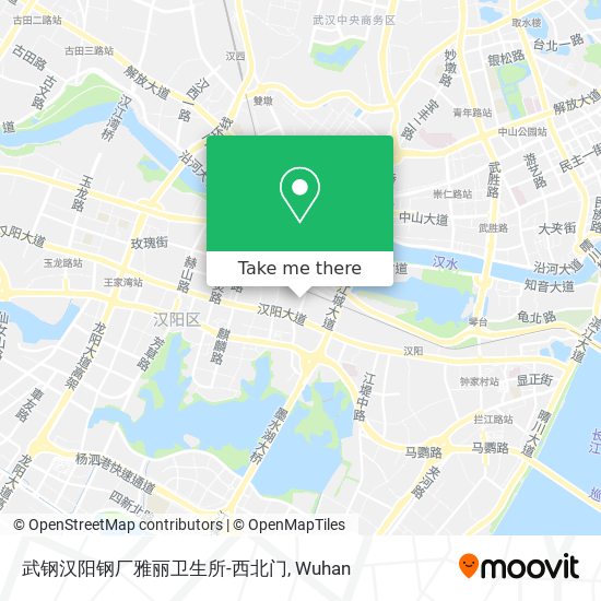武钢汉阳钢厂雅丽卫生所-西北门 map