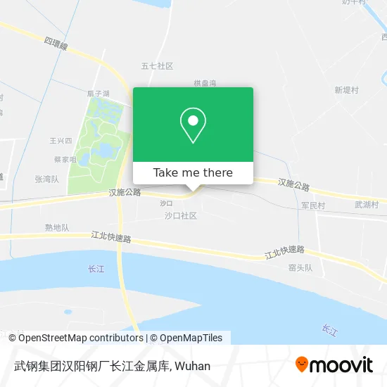 武钢集团汉阳钢厂长江金属库 map