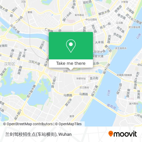 兰剑驾校招生点(车站横街) map