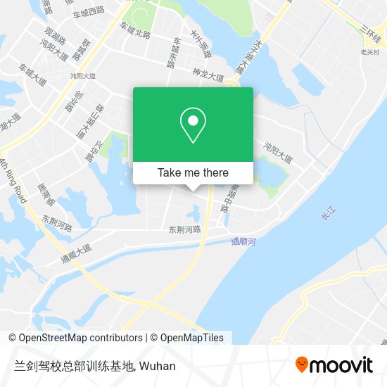 兰剑驾校总部训练基地 map