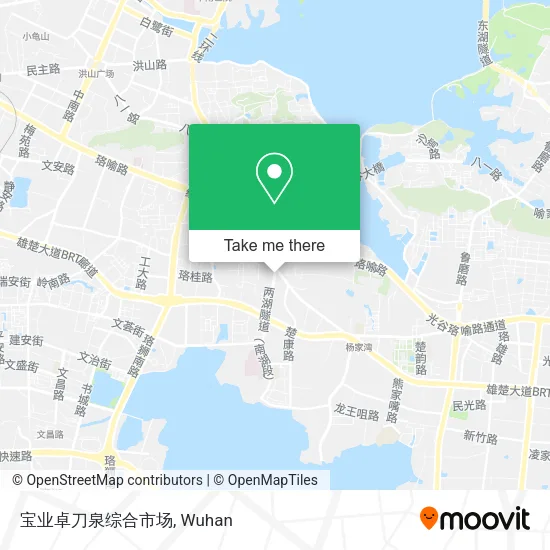 宝业卓刀泉综合市场 map