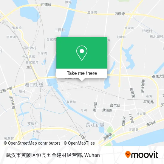 武汉市黄陂区恒亮五金建材经营部 map