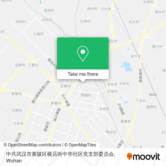 中共武汉市黄陂区横店街中华社区党支部委员会 map