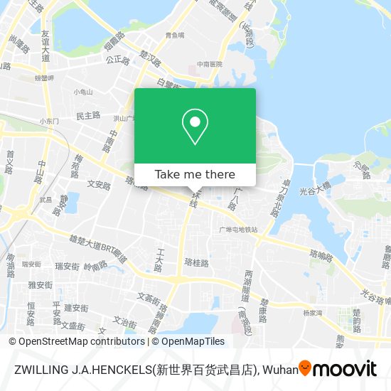 ZWILLING J.A.HENCKELS(新世界百货武昌店) map