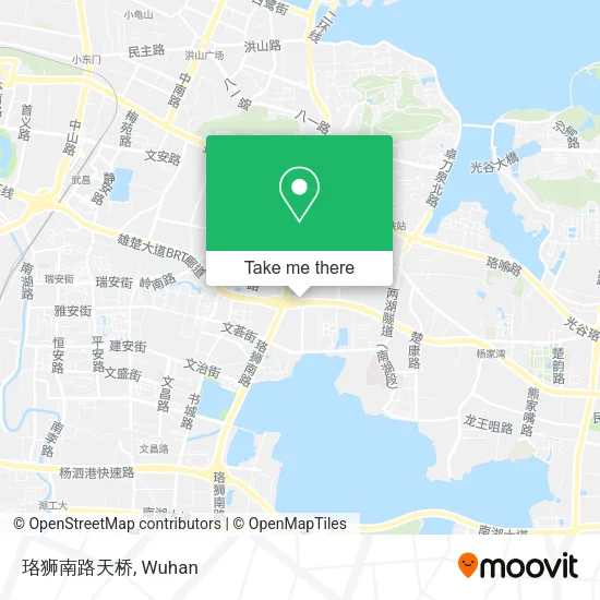 珞狮南路天桥 map