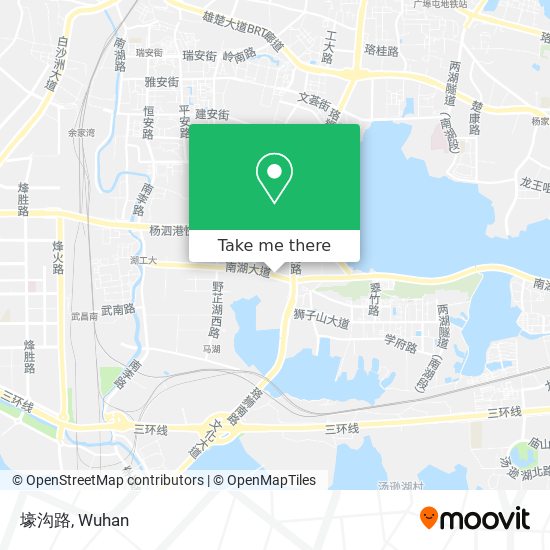 壕沟路 map