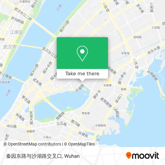 秦园东路与沙湖路交叉口 map