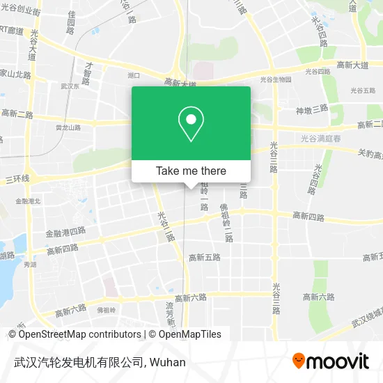武汉汽轮发电机有限公司 map