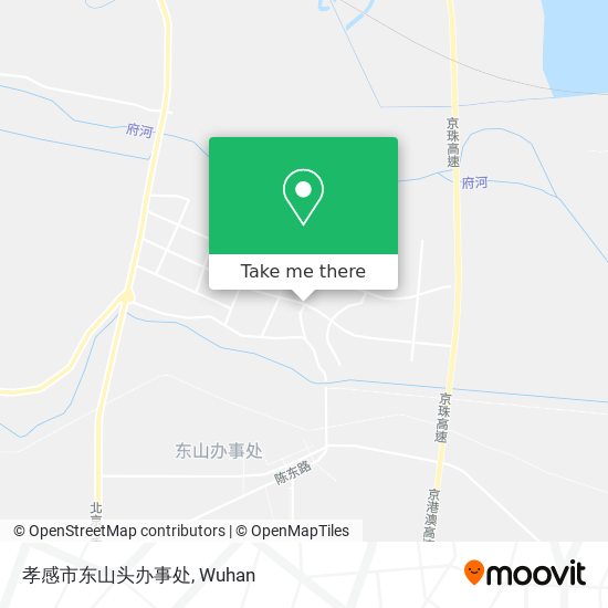 孝感市东山头办事处 map