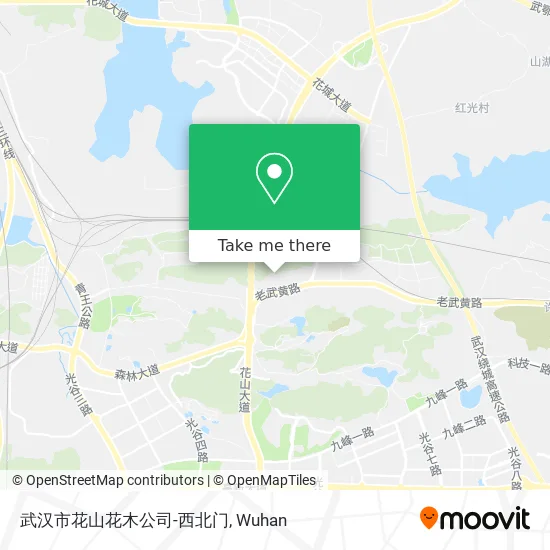 武汉市花山花木公司-西北门 map
