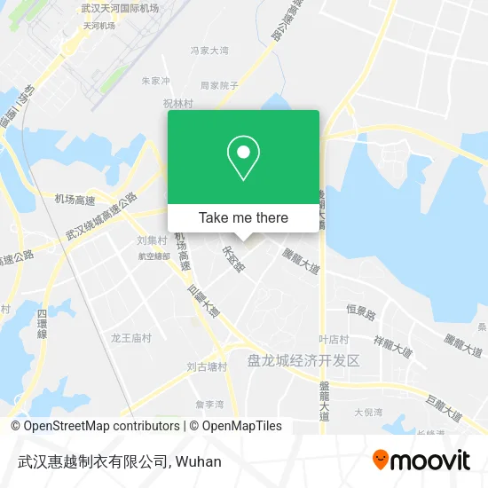 武汉惠越制衣有限公司 map