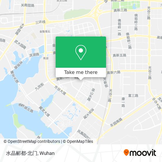 水晶郦都-北门 map