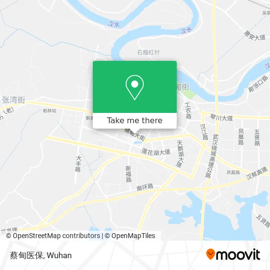 蔡甸医保 map