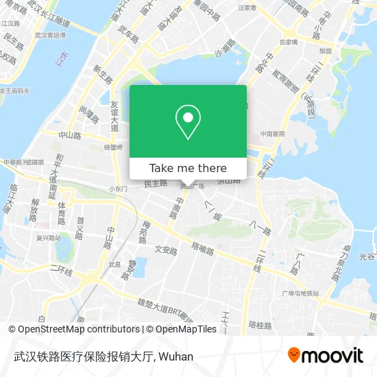 武汉铁路医疗保险报销大厅 map