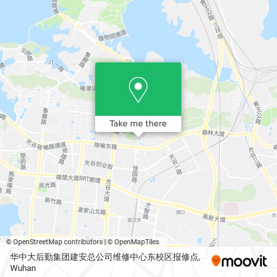 华中大后勤集团建安总公司维修中心东校区报修点 map
