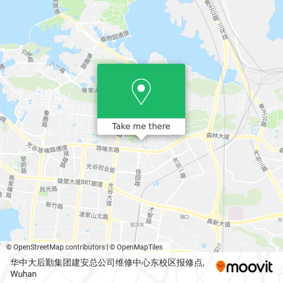 华中大后勤集团建安总公司维修中心东校区报修点 map