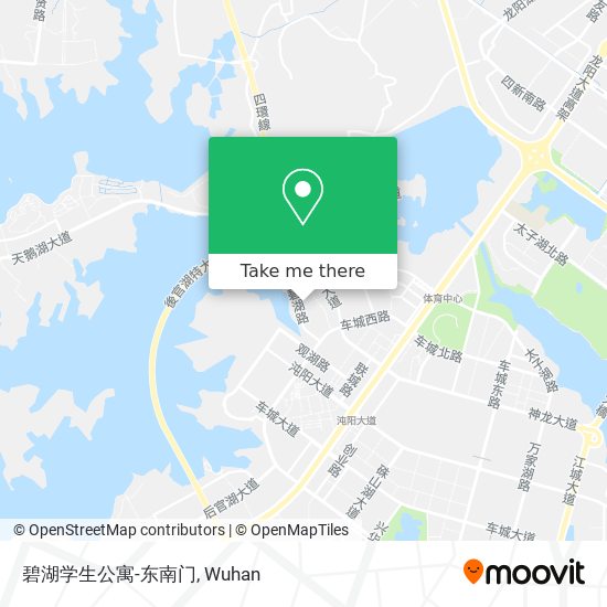 碧湖学生公寓-东南门 map