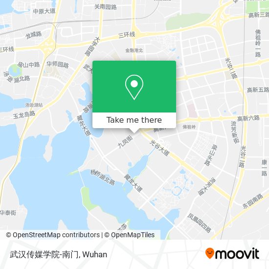 武汉传媒学院-南门 map