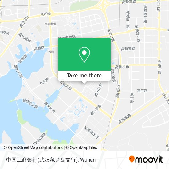 中国工商银行(武汉藏龙岛支行) map