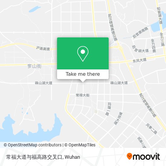 常福大道与福高路交叉口 map