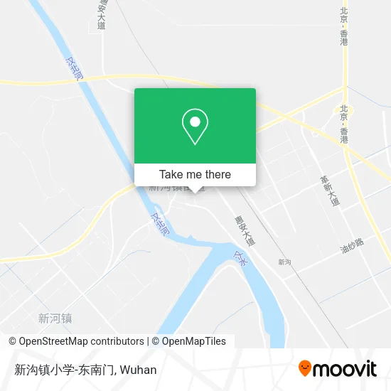 新沟镇小学-东南门 map